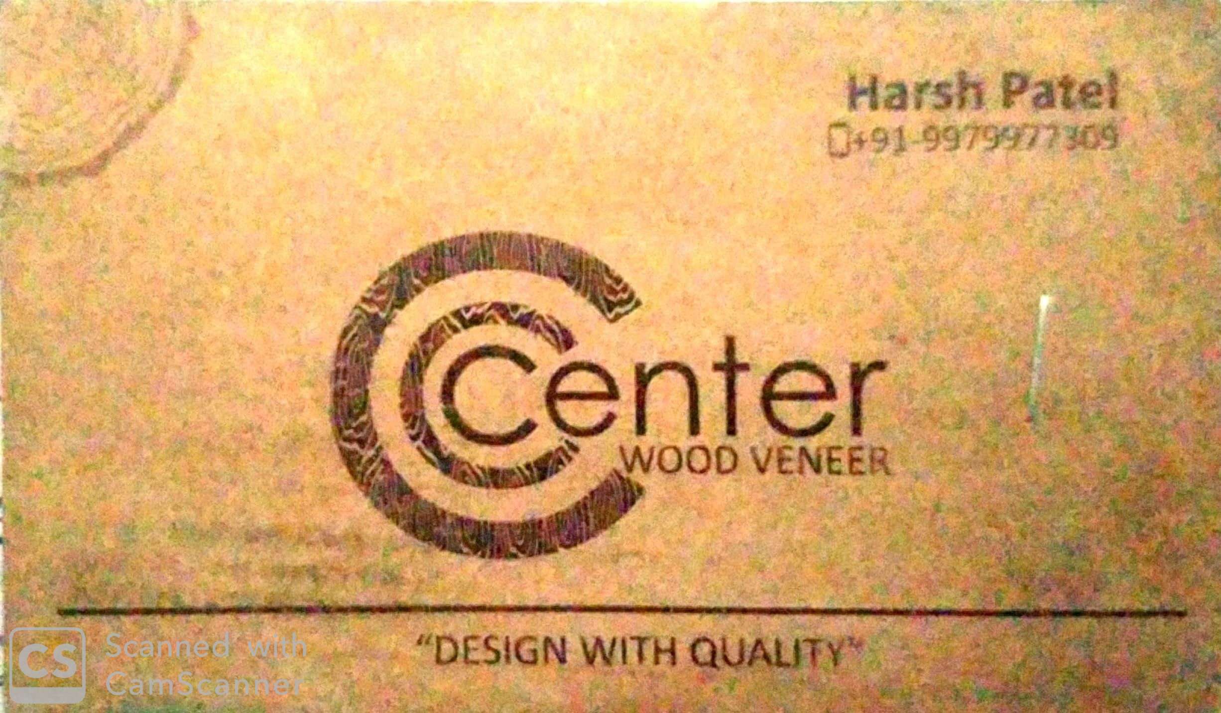 Center Wood Veneer